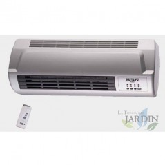 Aquecedor de banheiro Bastilipo tipo split, 2000 W, baixo consumo. Controle remoto.