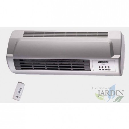 Termoconvettore Bastilipo tipo split, 2000 W, basso consumo. Telecomando.