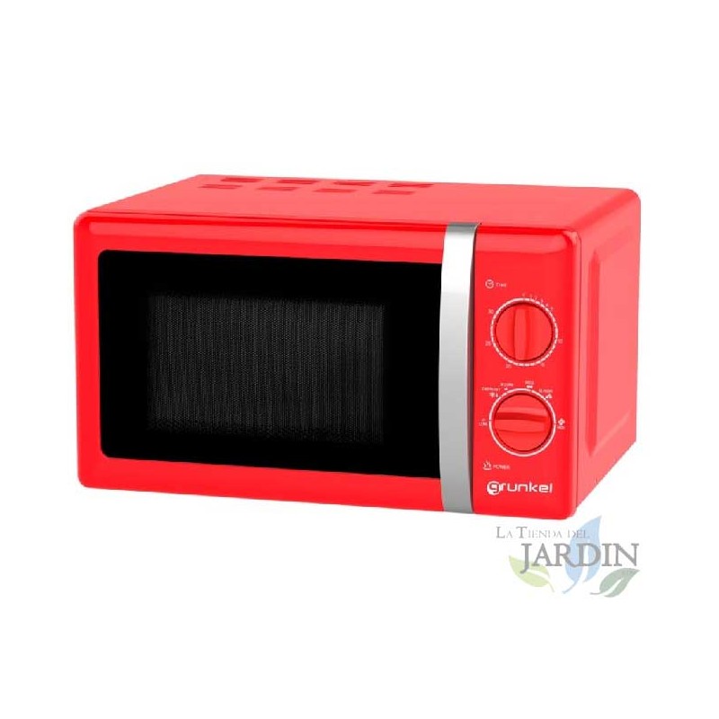 Micro-ondas Grunkel Vintage, 700 W, capacidade de 20 L, vermelho Micro-ondas Grunkel Vintage, 700 W, capacidade de 20 L, vermelho