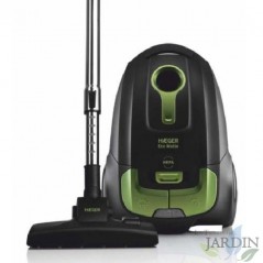 Aspirador de pó com saco Haeger 700W. Sistema de filtragem de 5 níveis. Capacidade do saco: 4 litros.