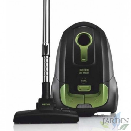 Aspirateur avec sac Haeger 700W. Système à 5 niveaux de filtrage. Capacité du sac 4 litres