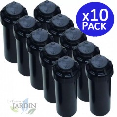 Lot de 10 Arroseur Toro T5P. Turbine portée de 7,6 à 15,2 mètres. Filetage femelle 3/4'' Arrosage professionnel de jardin