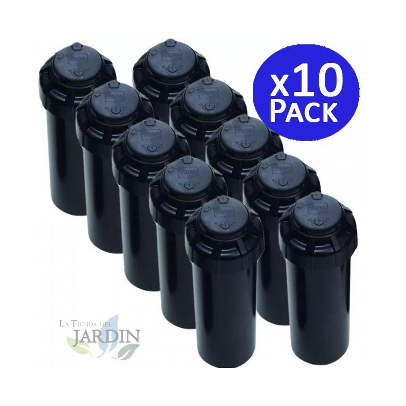 Pacote com 10 aspersores de turbina Toro T5T RS de 3/4", alcance de 7,6 a 15,2 m