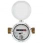 Compteur résidentiel jet unique 20 mm, filetage 1'', compteur d'eau froide et à boire Compteur résidentiel jet unique 20 mm, filetage 1'', compteur d'eau froide et à boire