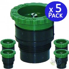 Lot de 5 Buse Toro T-VAN8 pour tuyères d'arrosage de 2,4 m, buse à filetage mâle, angle réglable