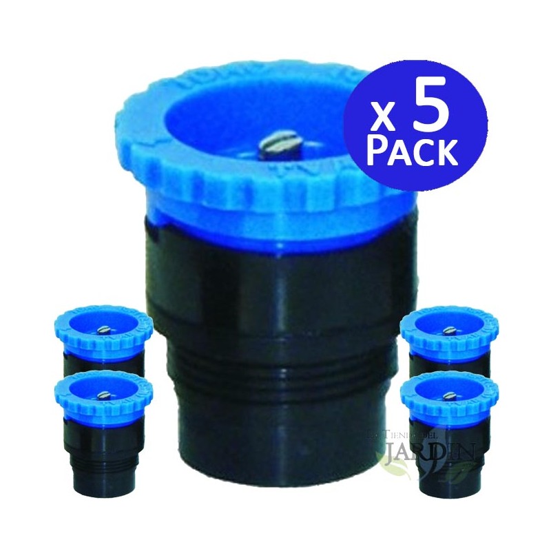 Set di 5 Ugello Toro T-VAN10 per diffusori di irrigazione da 3 m, ugello con filettatura maschio, angolo regolabile