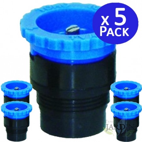 Lot de 5 Buse Toro T-VAN10 pour tuyères d'arrosage de 3 m, buse à filetage mâle, angle réglable