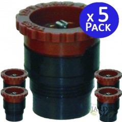 5 x Toro T-VAN12 Bico para difusores de irrigação 3,7 m, Bico de rosca macho, ângulo ajustável