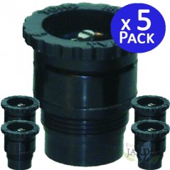5 x Tobera Toro T-VAN158 para difusores de riego 4,5m, Boquilla Rosca Macho, ángulo Ajustable