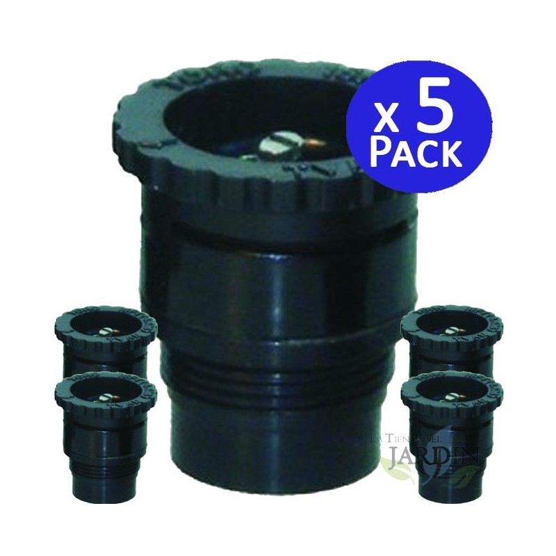 5 x ugello Toro T-VAN158 per diffusori di irrigazione da 4,5 m, ugello con filettatura maschio, angolo regolabile