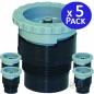 Set di 5 Ugello Toro T-VAN17 per diffusori di irrigazione da 5,2 m, ugello con filettatura maschio, angolo regolabile