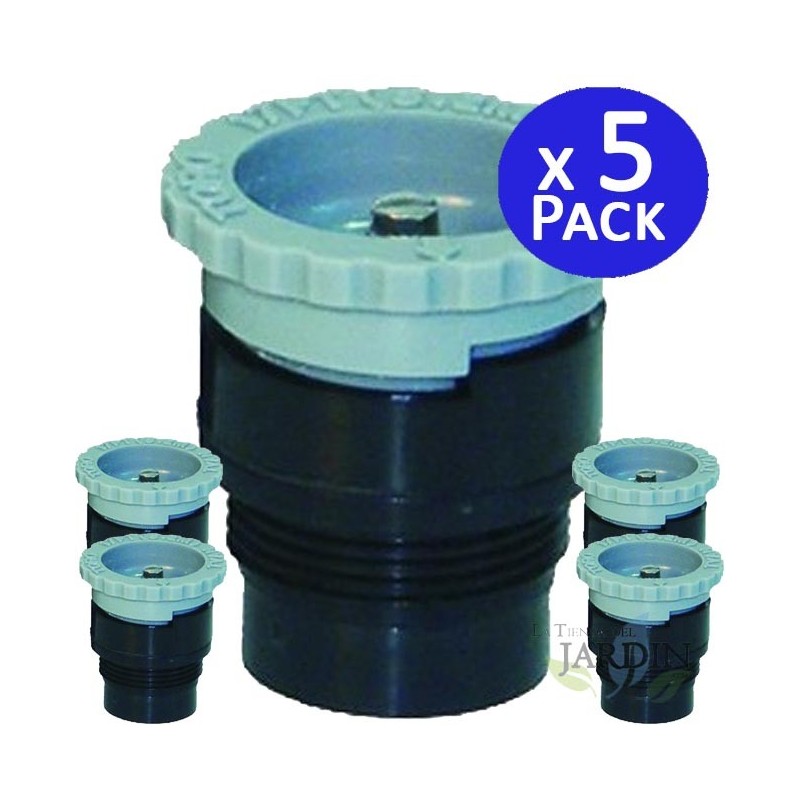 5 x Ugello Toro T-VAN17 per diffusori di irrigazione 5,2 m, Ugello con filettatura maschio, Angolo regolabile