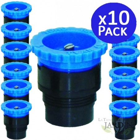10 x ugello Toro T-VAN10 per diffusori di irrigazione da 3 m, ugello con filettatura maschio, angolo regolabile