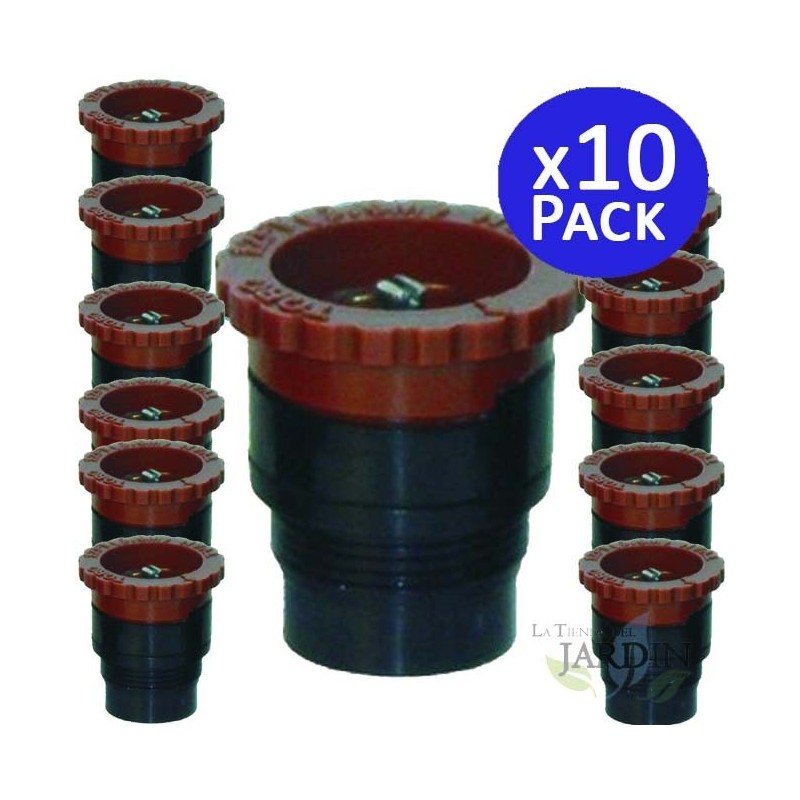 Lot de 10 buses Toro T-VAN12 pour diffuseurs d'irrigation 3,7 m, filetage mâle, angle réglable