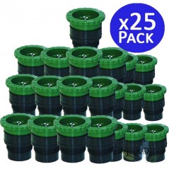 Set di 25 Ugello Toro T-VAN8 per diffusori di irrigazione da 2,4 m, ugello filettato maschio, angolo regolabile
