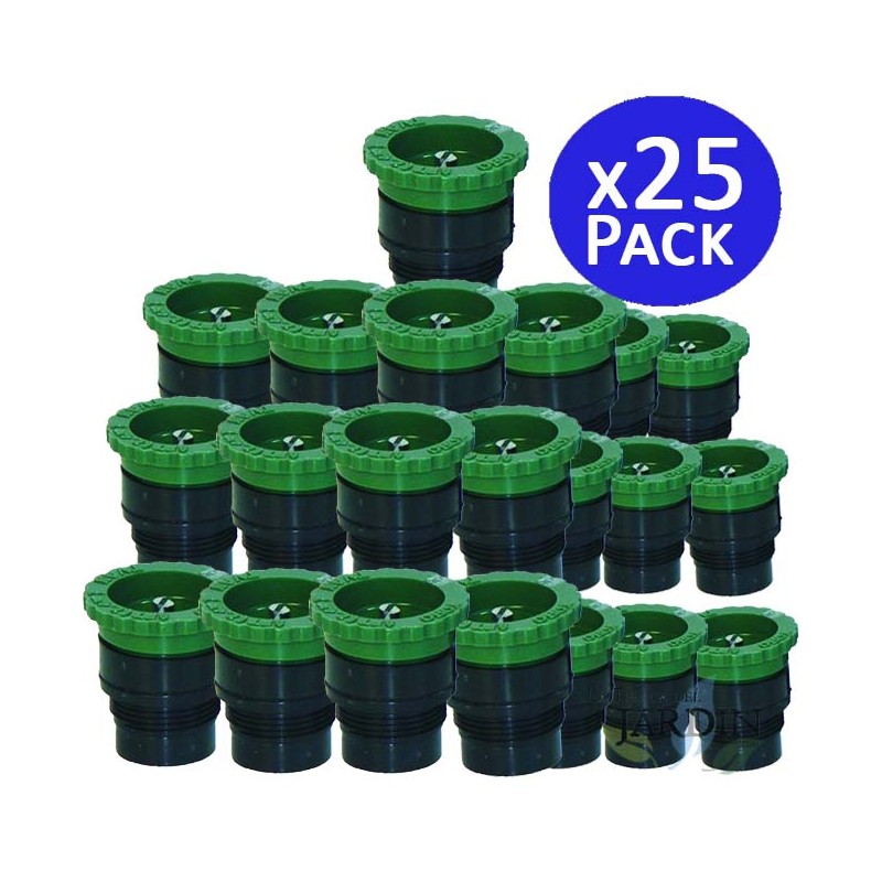 Set di 25 Ugello Toro T-VAN8 per diffusori di irrigazione da 2,4 m, ugello filettato maschio, angolo regolabile