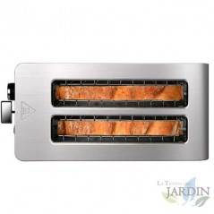  Taurus MyToast Duplo Legend toaster.  Power 1400 W. Stainless Steel.  2 slots.  Gray.