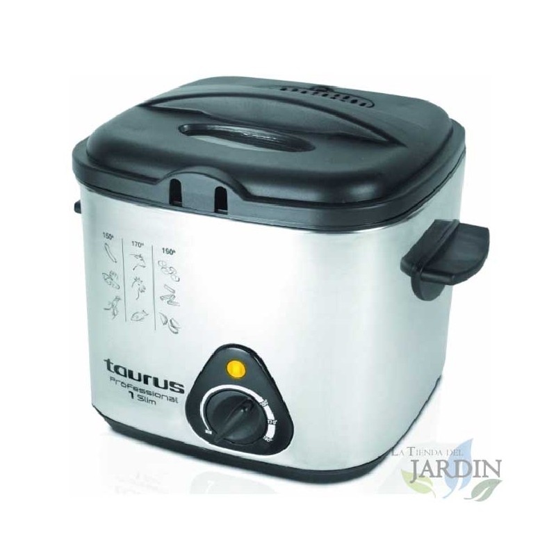 Friteuse professionnelle Taurus 1 Slim, 1000W, acier inoxydable, 1 litre