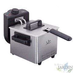 Jata 1,5-Liter-Fritteuse aus Edelstahl.