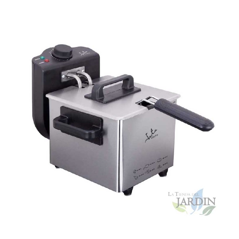 Jata 1.5 liter stainless steel fryer.  Jata 1.5 liter stainless steel fryer.