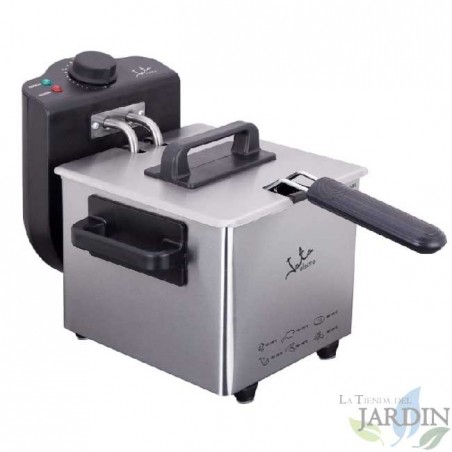 Friggitrice Jata in acciaio inox da 1,5 litri.