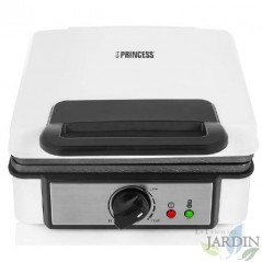 Gofrera Princess para 2 gofres belgas , fácil de limpiar y almacenar, 1200W de potencia.