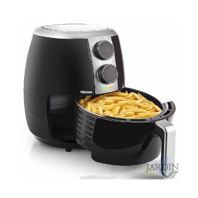 Tristar XL oil-free fryer, volume 3.5 L, 1500 W. Timer and adjustable temperature 80 - 200 °C [Clase energética A]