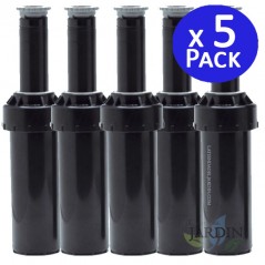 5 x Diffuseur d'arrosage Toro LPS210 avec buse réglable, portée 3 m, Tuyère d'irrigation hauteur de tige 5 cm