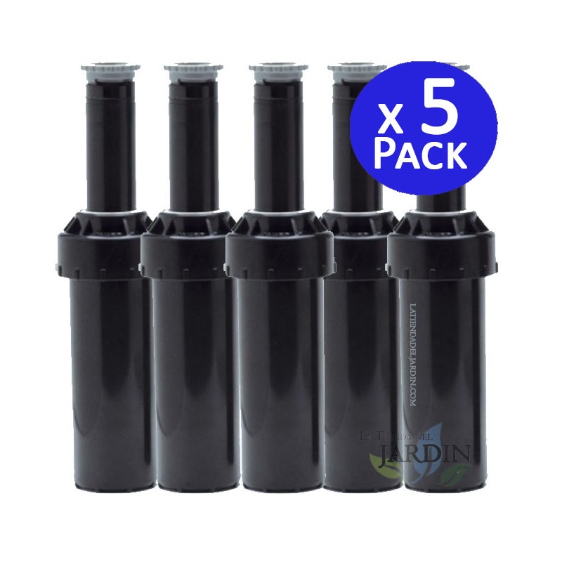 5 x Diffuseur d'arrosage Toro LPS210 avec buse réglable, portée 3 m, Tuyère d'irrigation hauteur de tige 5 cm