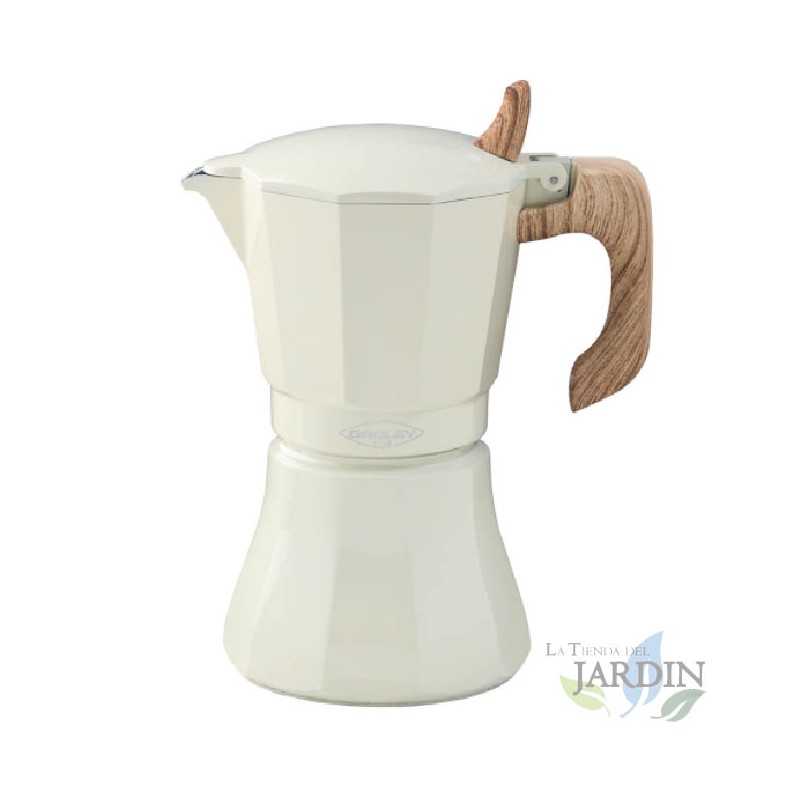 Cafetière Oroley 9 tasses Petra Cream. Convient pour induction