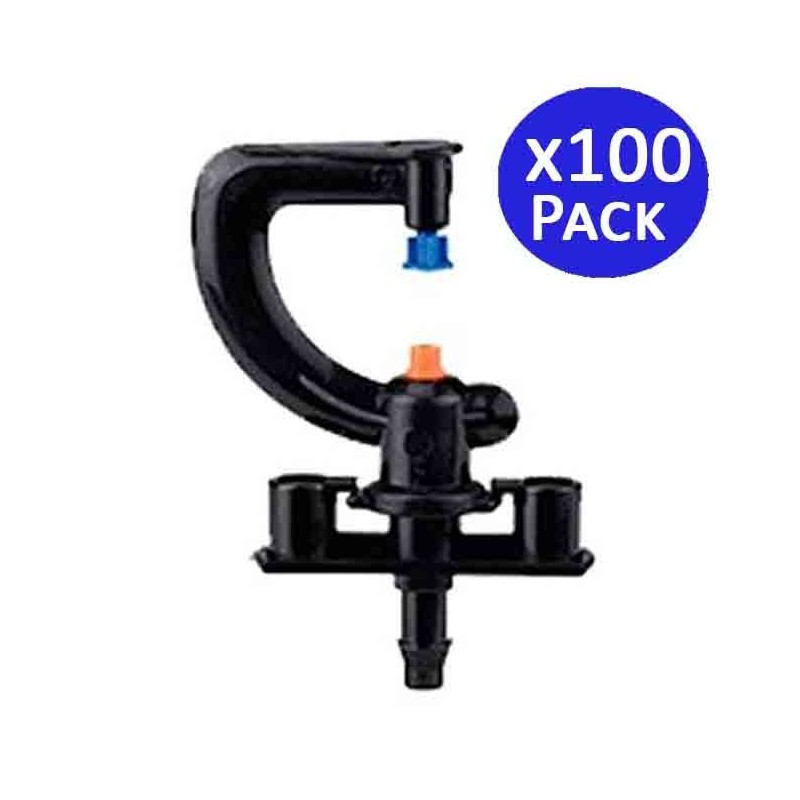 Microirrigatore per irrigazione a 360º. 100 unità