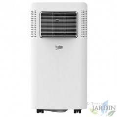 Ar-condicionado portátil Beko de 9000 BTU (2250 Frigories) com refrigerante eficiente, branco