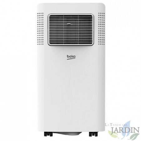 Ar-condicionado portátil Beko de 9000 BTU (2250 Frigories) com refrigerante eficiente, branco