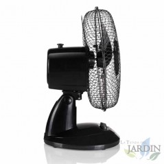 Ventilador de Mesa Oscilante Tristar, 23 cm, Negro | Ventilación Compacta | Ventilador de Escritorio