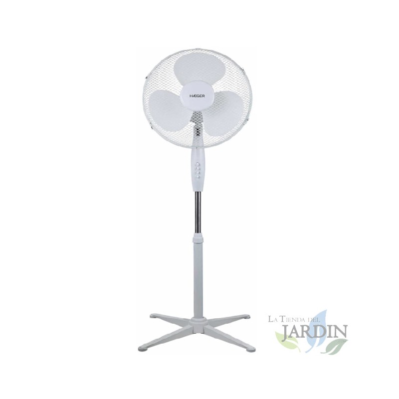 Ventilateur sur pied Haeger, 3 vitesses, pales diamètre 40cm, 45W