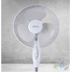 Ventilateur sur pied Haeger, 3 vitesses, pales diamètre 40cm, 45W