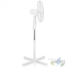 Ventilador de pie Tristar, 40 centímetros, color blanco, potencia 45W. [Clase de eficiencia energética A+++].