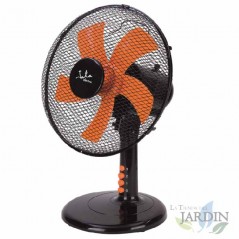 Ventilateur de table Jata 45W, 3 vitesses, noir