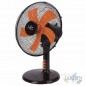 Ventilador de mesa Jata, 45 W, 3 Velocidades, Negro [Clase de eficiencia energética A].