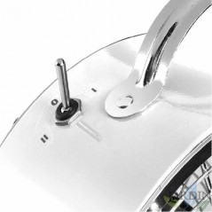 Ventilador de mesa retro Tristar, 25 centímetros, Blanco [Clase de eficiencia energética B].