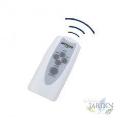Ventilador de parede Bastilipo, controle remoto, 45 W, branco | Economia de energia B | Ar fresco