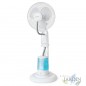 Ventilador con nebulizador Grunkel, 3 velocidades, 75W, Blanco.