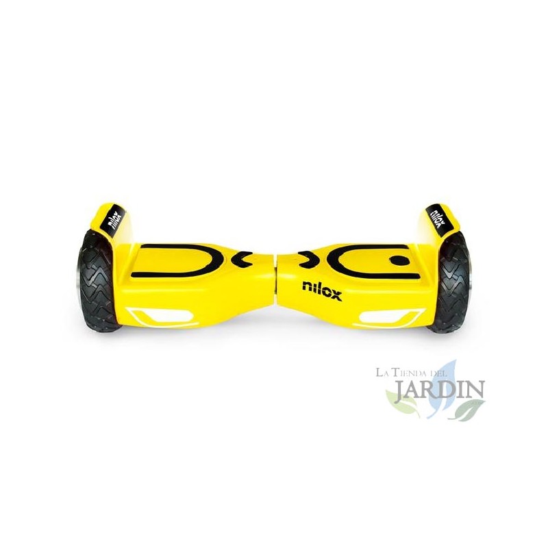 Scooter électrique Nilox HOVERBOARD JAUNE, vitesse 10 km/h, autonomie 12 km