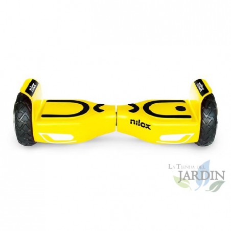 Scooter électrique Nilox HOVERBOARD JAUNE, vitesse 10 km/h, autonomie 12 km