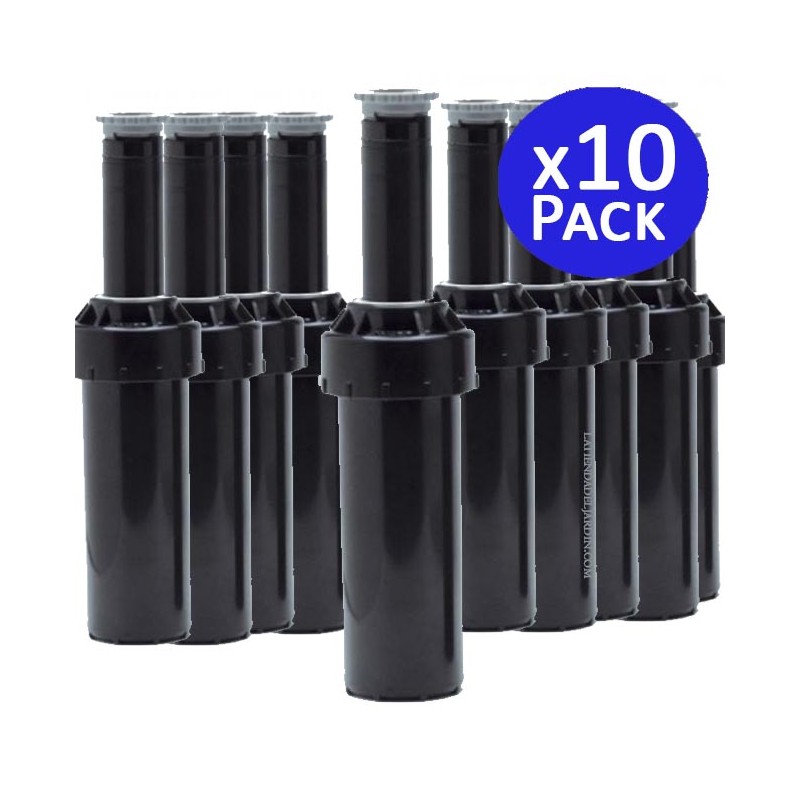 10 x Diffuseur d'arrosage Toro LPS210 avec buse réglable, portée 3 m, Tuyère d'irrigation hauteur de tige 5 cm