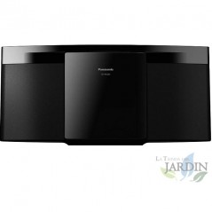 Stéréo Panasonic Compact Micro, Bluetooh, Hi Fi, son clair, noire