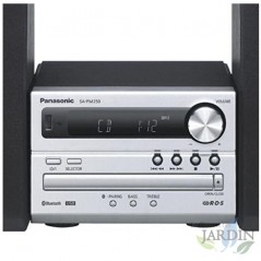 Stéréo Panasonic (Hi-Fi, Bluetooth, USB, MP3, Radio FM, ...) Couleur Plata
