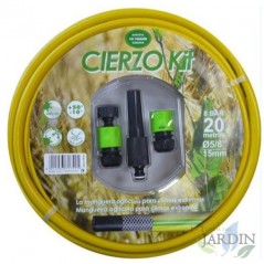 Kit tubo da giardino Cierzo 19 mm 3/4" 20 m + accessori
