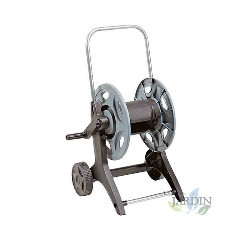 Carrinho para mangueira de PVC de 40 m | Metal e plástico | Rodas para jardim e varanda | Suporte para mangueira Carrinho para mangueira de PVC de 40 m | Metal e plástico | Rodas para jardim e varanda | Suporte para mangueira