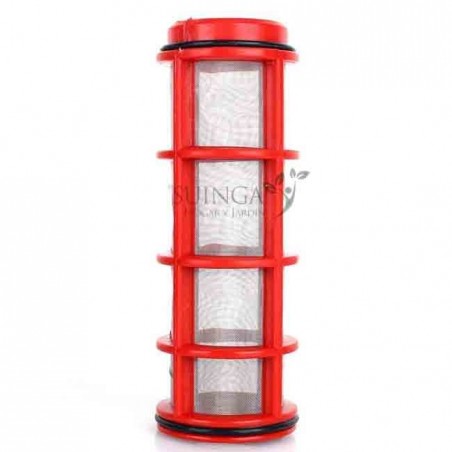 Filtro de Malla 1 1/4" para tubería 40mm. Utilizado en instalaciones de riego y RIEGO por Goteo. Rosca Macho 1 1/4"